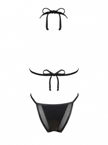Obsessive - Punta Negra 2 pcs Set - Black - S photo