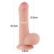Lovetoy - 7" Sliding Skin Dildo - Flesh photo-12