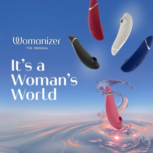 Womanizer - Premium 2  陰蒂吸啜器 - 酒紅色 照片