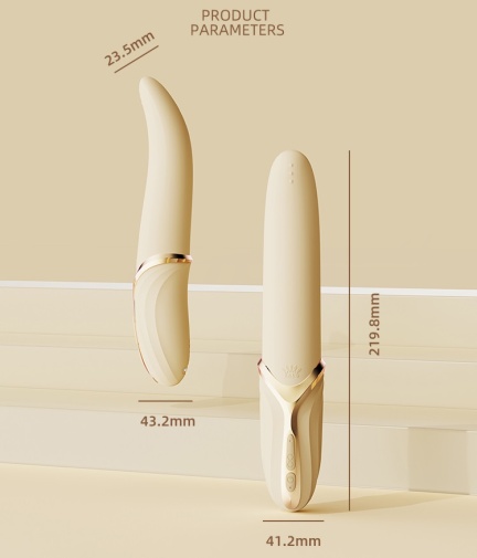 Zalo - Eve Heating Vibrator - Obsidian Black photo
