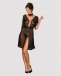 Obsessive - Lucita Peignoir - Black - L/XL photo-3