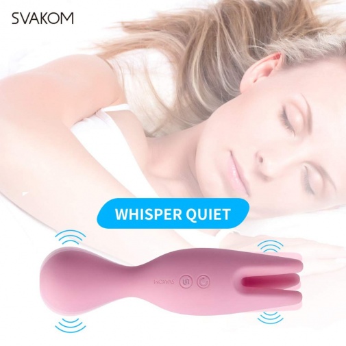 SVAKOM - Nymph 陰蒂/ 乳頭刺激器 - 粉紅色 照片