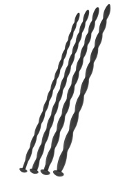 Hidden Desire - Penis Dilator Set L - Black photo