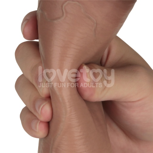 Lovetoy - 9'' Ingen Enhanced Strap-On Set XS-M - Flesh photo