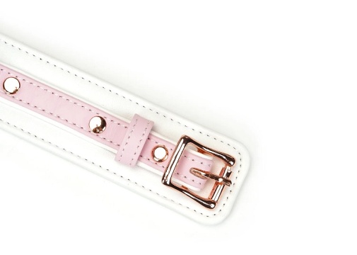 Liebe Seele - Fairy Goat Leather Collar - Pink photo