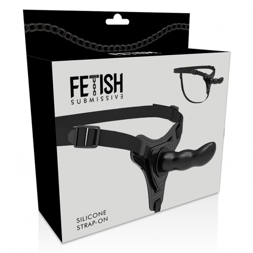 Fetish Submissive - Silicone Strap-on G-Spot - Black photo