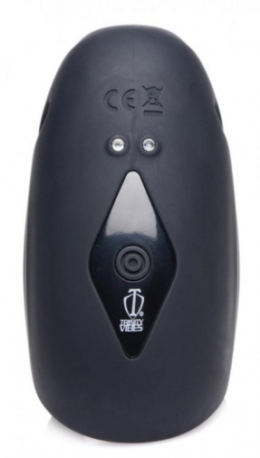 Trinity Vibes - 8X Vibro Penis Stimulator - Black photo