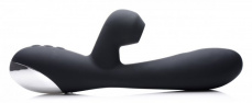 Inmi - 7X Suction Come-Hither Rabbit - Black photo