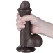 Lovetoy - 7" Sliding Skin Dildo - Brown photo-3