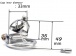 FAAK - Chastity Cage 04 w Catheter 45mm - Silver photo-9