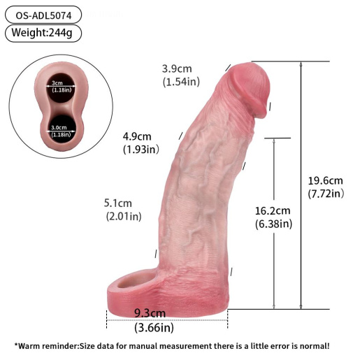 FAAK - Berg Realistic Sleeve - Flesh photo