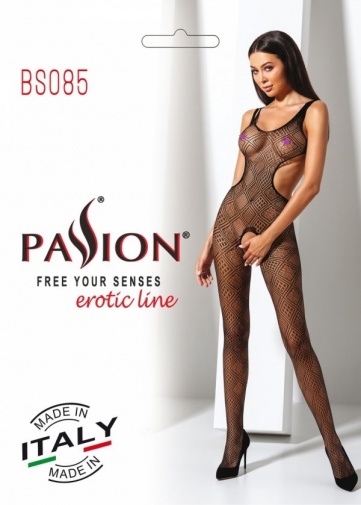 Passion - Bodystocking BS085 - Black photo