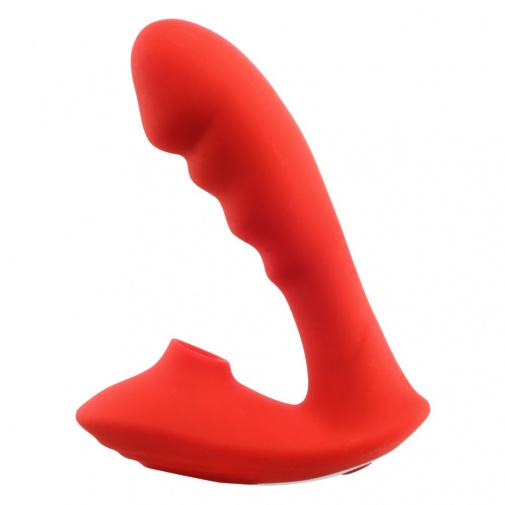 T-Best - ClitClit Addiction Suction Vibe - Red photo