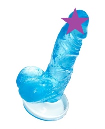 A-Toys - Indy Dildo 15.8cm - Blue photo