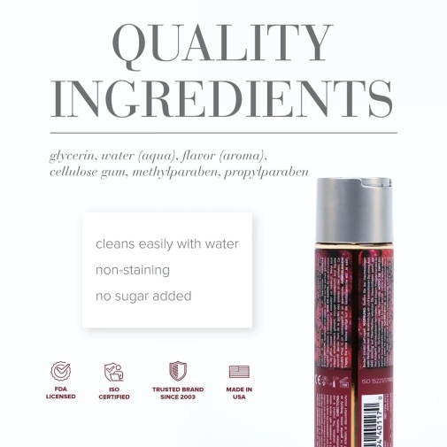 JO - H2O 紅桑子味水性潤滑劑 - 30ml 照片