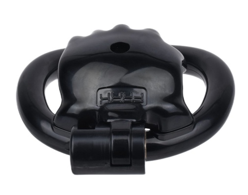 FAAK - Hand Shaped Resin Chastity Cage - Black photo