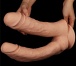 Lovetoy - 12" 巨型雙頭仿真陽具 - 肉色 照片-5