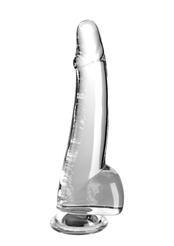 King Cock - 10" Clear Cock w Balls photo