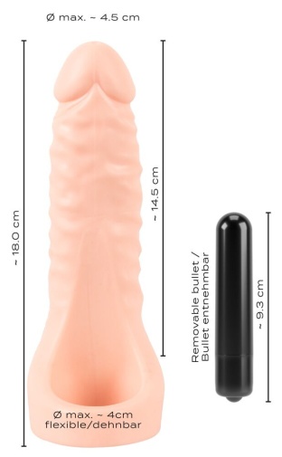 Realistixxx - Vibro Double Penetrator - Flesh photo