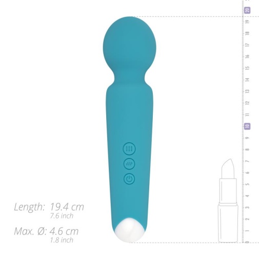Cala Azul - Maria Wand Vibrator - Blue photo