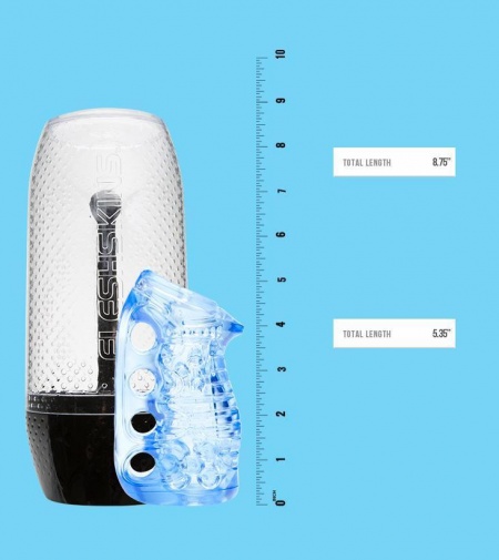 Fleshlight - Fleshskins Grip Blue Ice Stroker photo