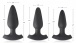 Booty Sparks - Laser Heart Anal Plug M - Black photo-8