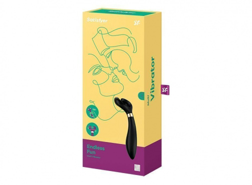 Satisfyer - Endless Fun 多功能按摩棒 - 黑色 照片