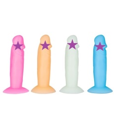 Addiction - 3.3" Glow Dildo Silly Willy photo