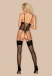 Obsessive - Sharlotte Corset & Thong - Black - L/XL photo-4