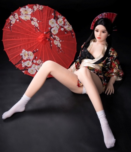 Mina Asian Robot Realistic Sex Doll, Skinny Body, Ultra Soft TPE 165 cm (5'4 ft) photo