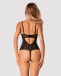 Obsessive - Serena Love Crotchless Teddy - Black - XL/XXL photo-6