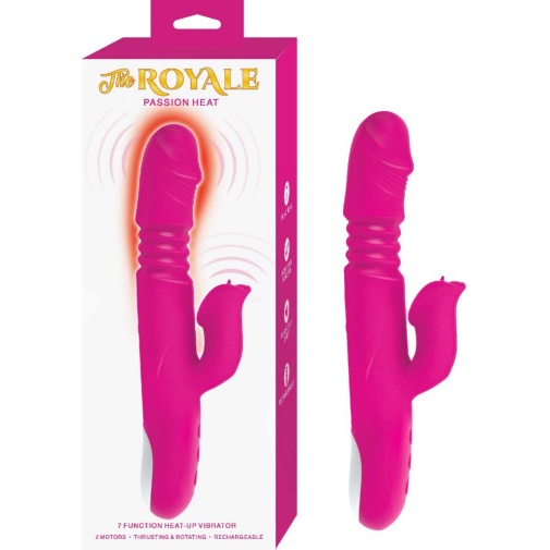 Nasstoys - Passion Heat Thrusting Rabbit Vibrator - Pink photo