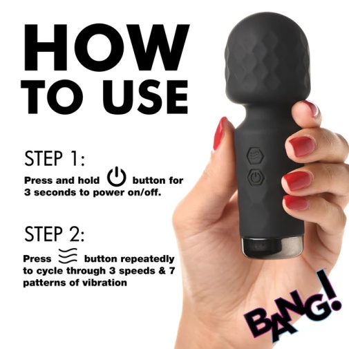 Bang! - 10X Mini Wand - Black photo