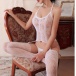 KR - Garter Bodystocking KRW-124 - White photo-3