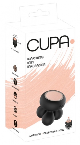 Cupa - Warming Mini Massager - Black photo