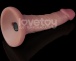 Lovetoy - 6'' 雙層柔軟震動假陽具 - 肉色 照片-11