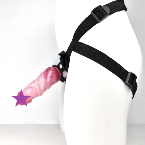 FAAK - Demon Wolf Randy Strap-On - Rosy photo