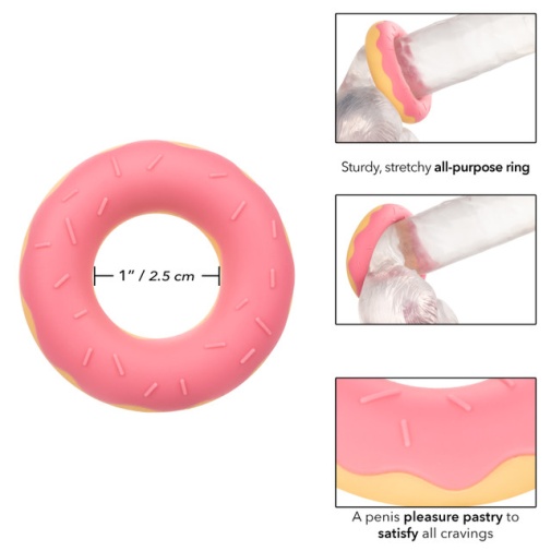 CEN - Naughty Bits Dickin’ Donuts Ring - Pink photo