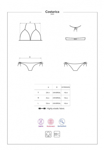 Obsessive - Costarica Bikini - Black - M photo