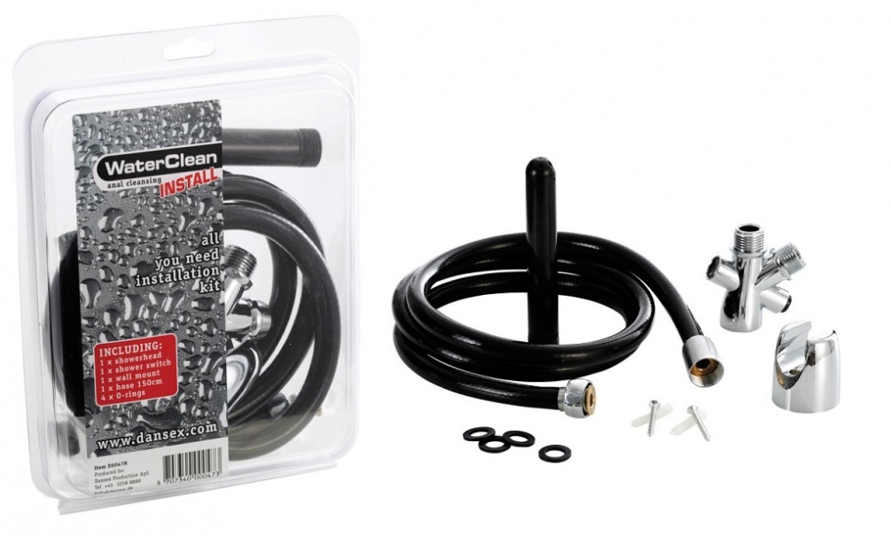 Consists of: 1 showerhead, 1 hose 150 cm, 1 shower switch, 1... WaterClean - Shower Installation Cit - Black photo-2