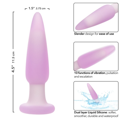 CEN - Lavender Haze Slender Vibro Plug - Purple photo