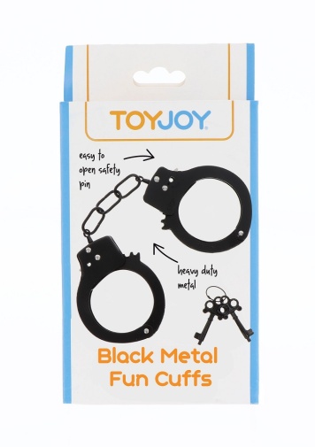 ToyJoy - Classics Metal Handcuffs - Black photo