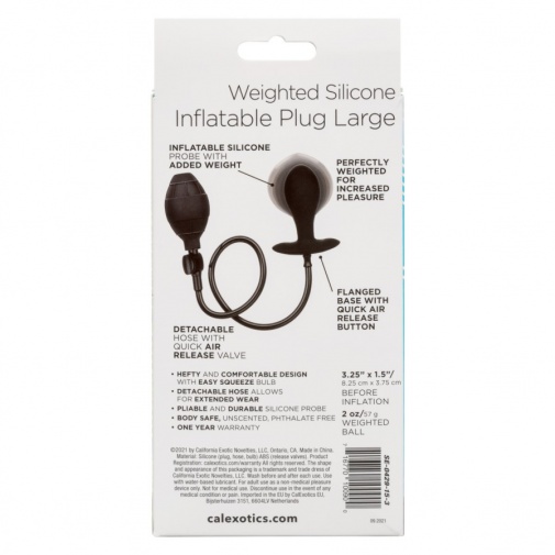 CEN - Weighted Inflatable Plug L - Black photo