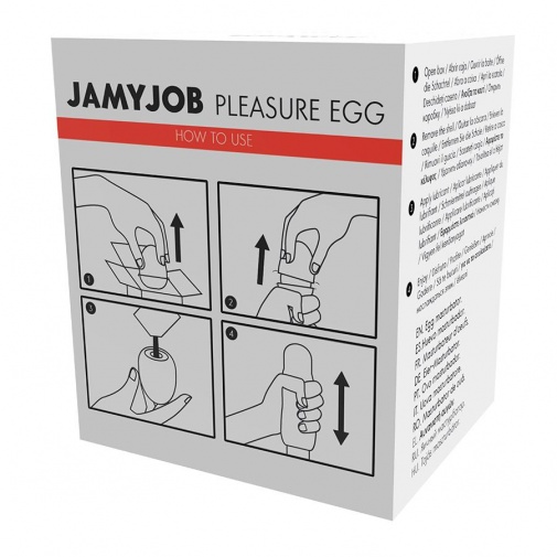 Jamyjob - 極白自慰蛋 - 紅色 照片