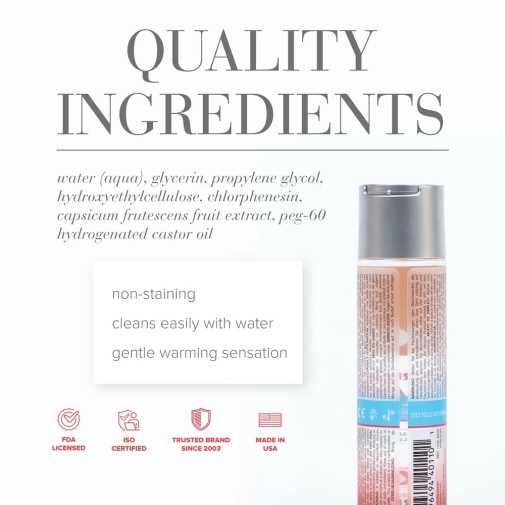 JO - H2O 暖感水性後庭潤滑劑 - 120ml 照片