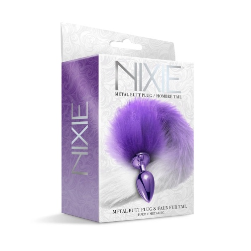 Nixie - 尾巴金属后庭塞 - 紫色 照片