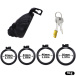 FAAK - Shell Resin Chastity Cage - Black photo-15