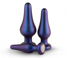 Hueman - Comets Butt Plug Set - Purple photo