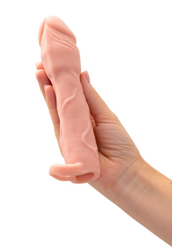 XLover - 19cm 陰莖延長套 - 肉色 照片