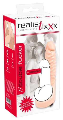 Realistixxx - Vibro Double Penetrator - Flesh photo